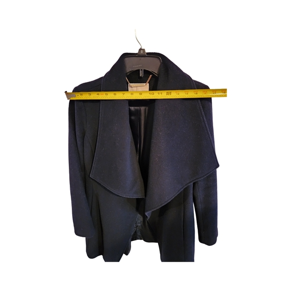 Michael Khors Jacket Coat With Pockets Gray Charcoal Black Size Small - Picture 5 of 8